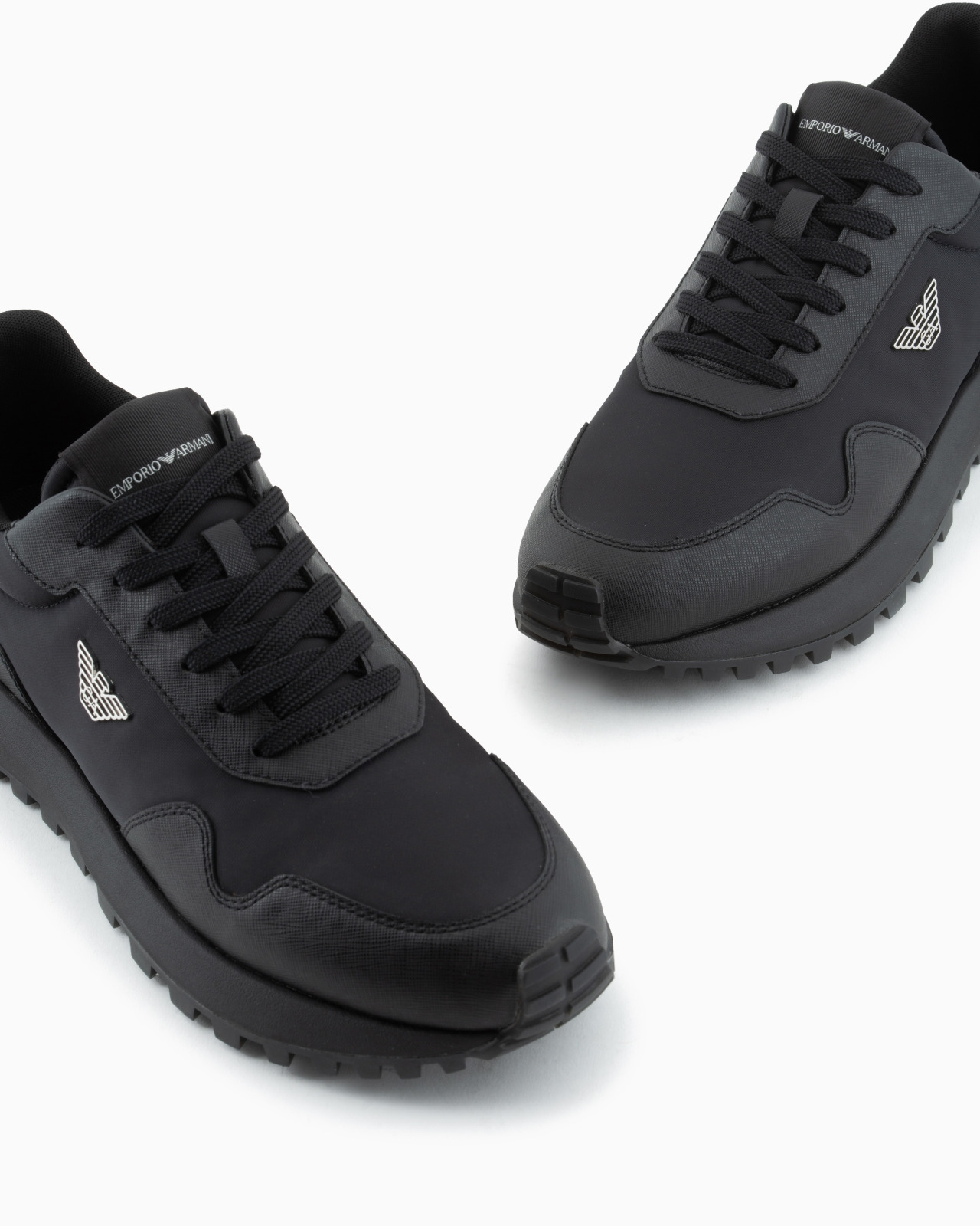 ASV recycled nylon sneakers with regenerated Saffiano details - 5