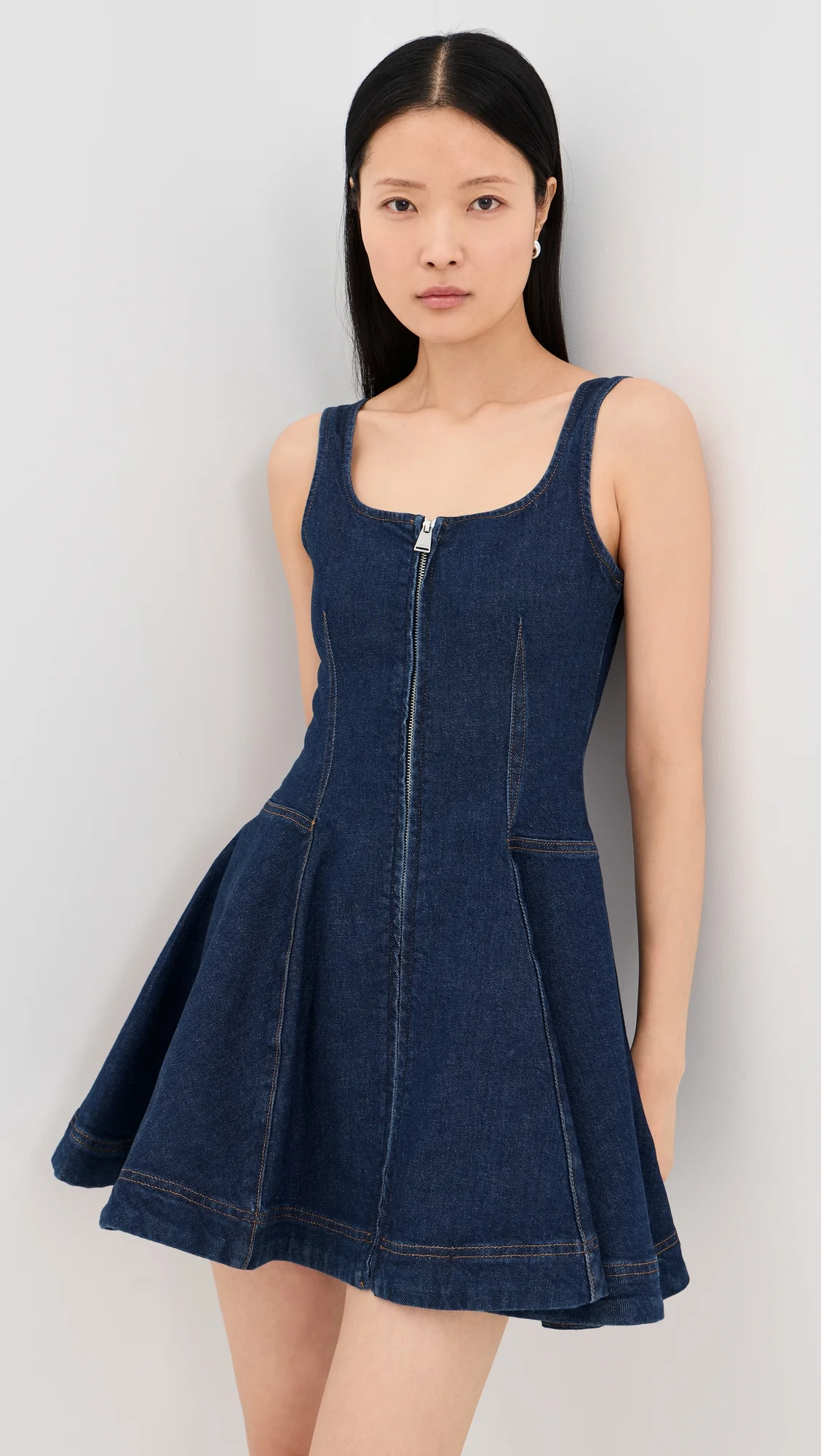 Eleodra Denim Mini Dress - 1