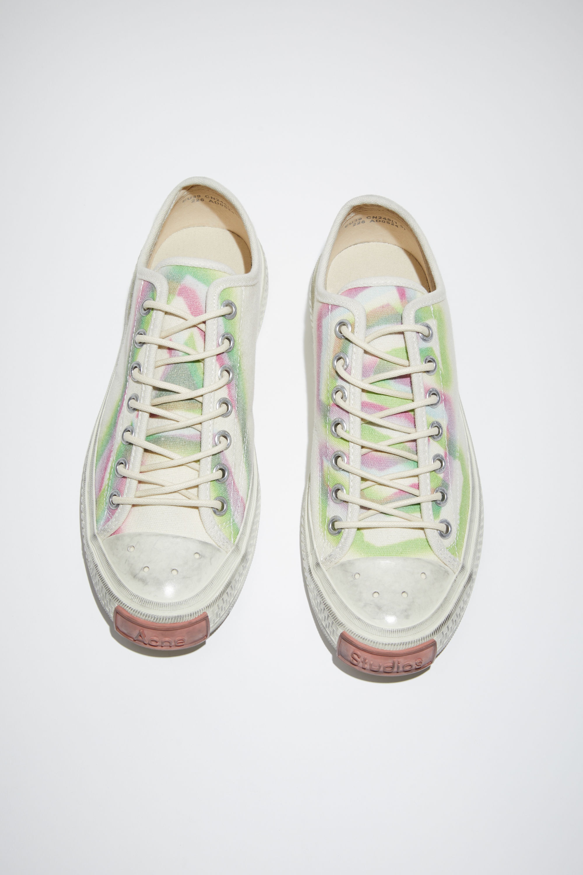 Sprayed low top sneakers - Multi green - 3