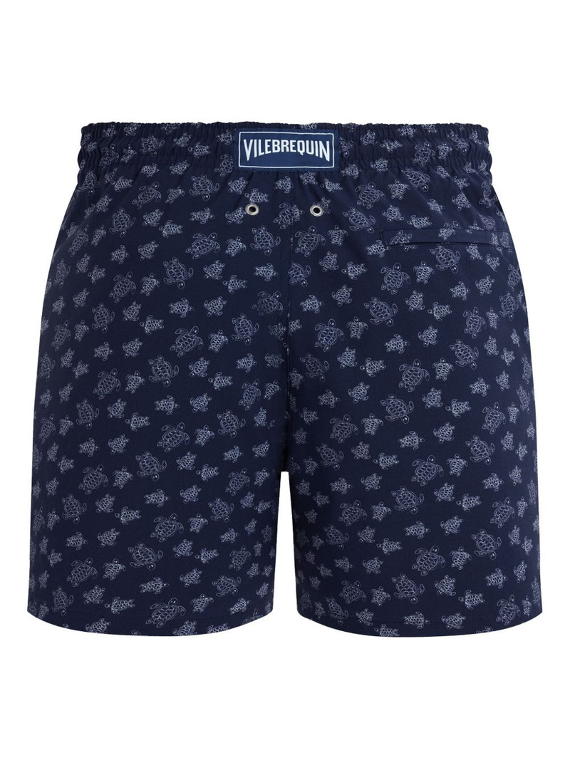 Vilebrequin drawstring turtle-print swim shorts outlook
