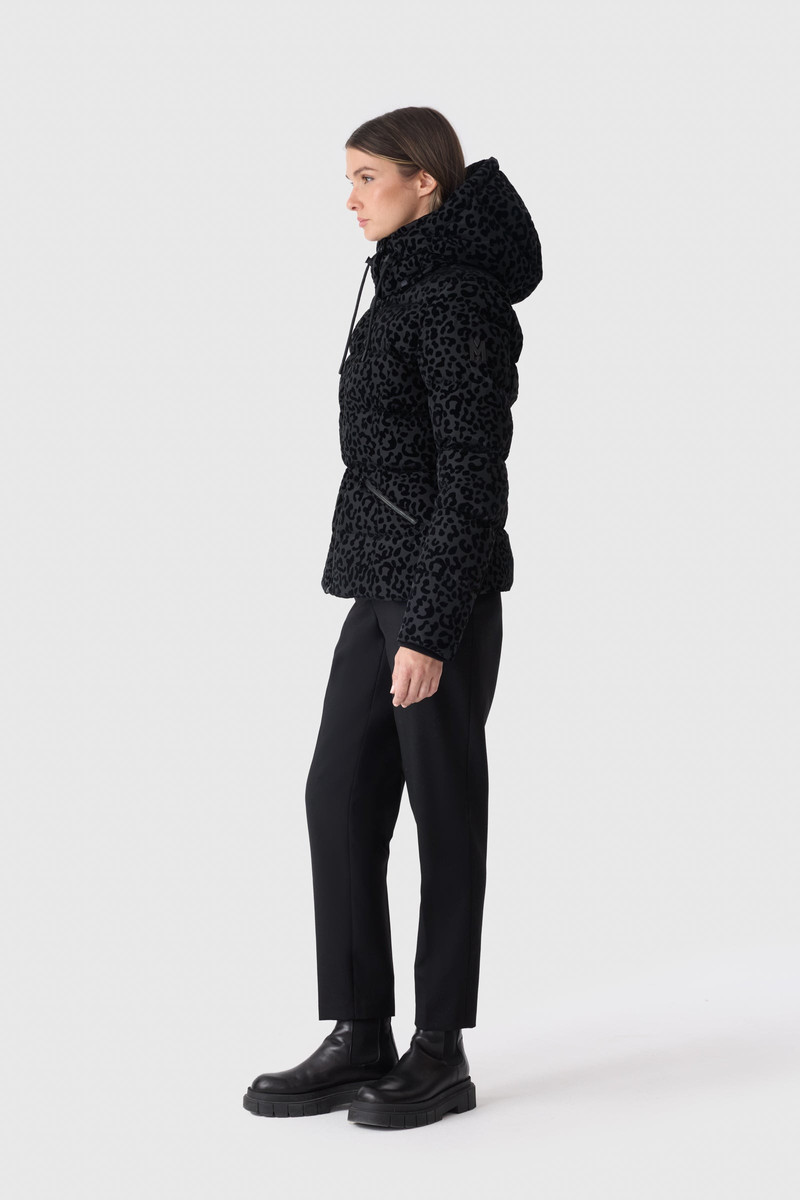 MADALYN-FLPZ Flocked Down Jacket With Removable Hood 3