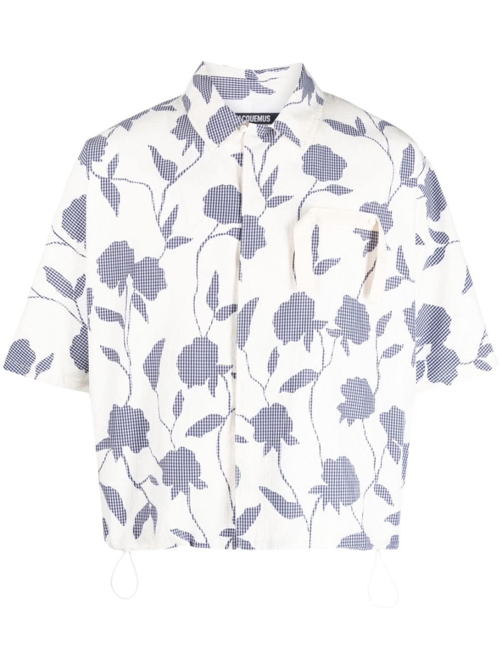 La Chemise Disgreghi rose-print shirt - 1