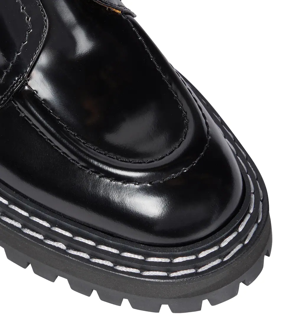 Leather biker boots - 6