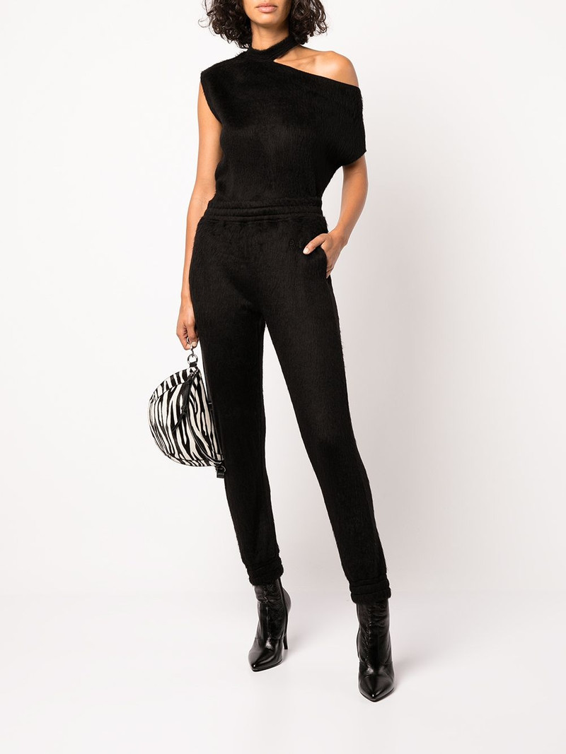 RTA asymmetric cut-detail T-shirt outlook