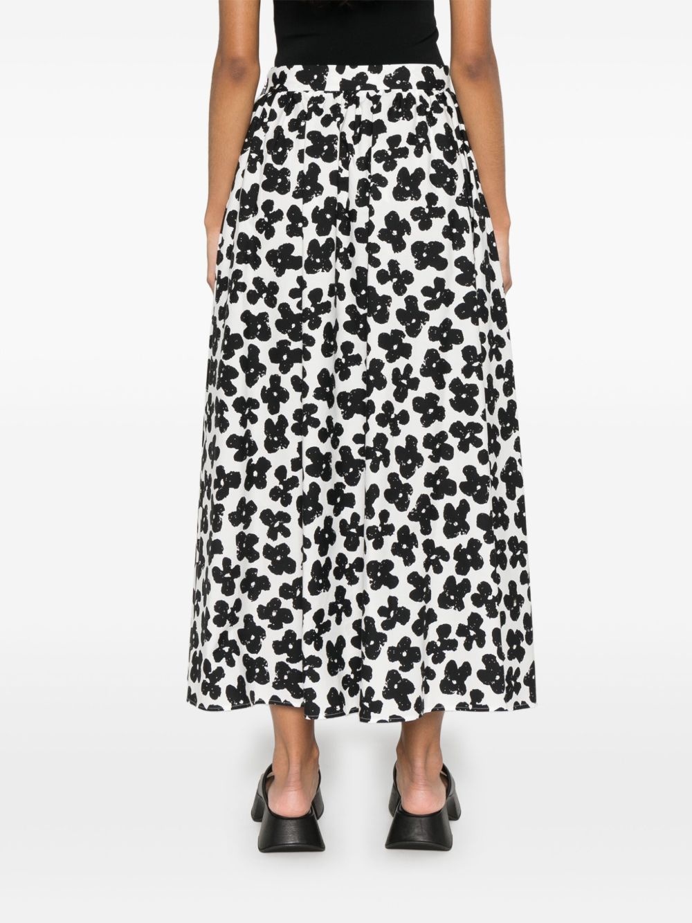 floral-print maxi skirt - 4