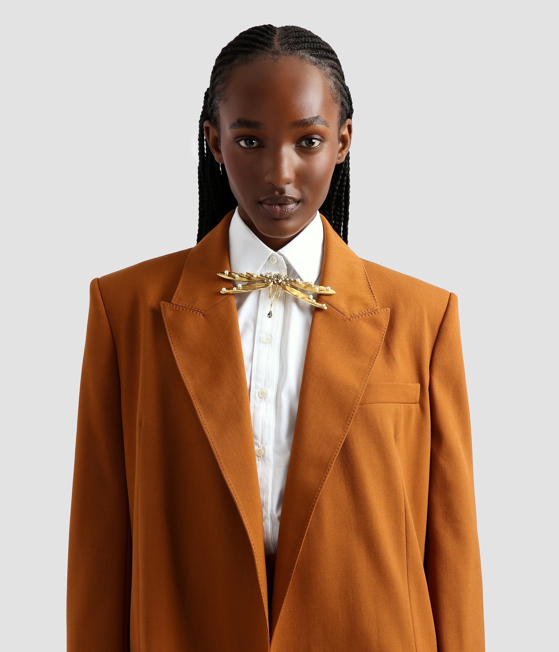 BELTED WRAP BLAZER - 3