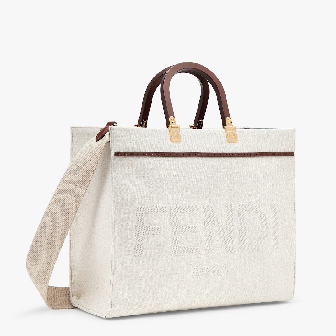 White canvas shopper - 2
