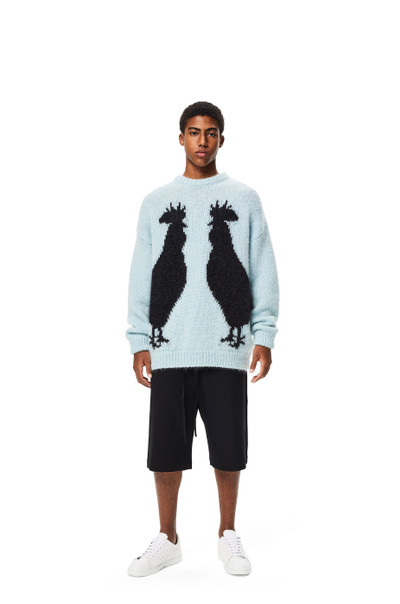 Loewe Rooster sweater in mohair outlook