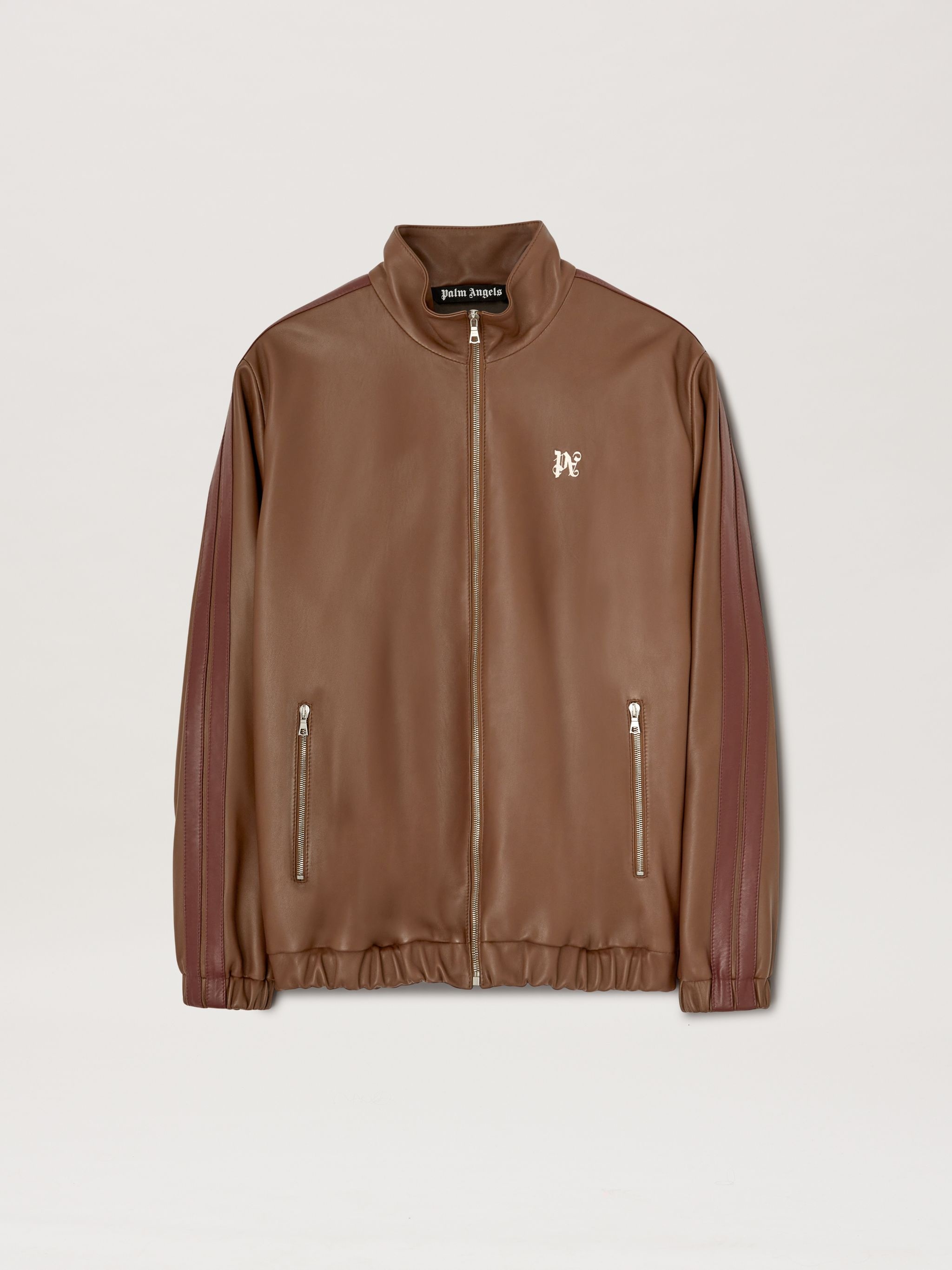 Monogram Leather Track Jacket - 1