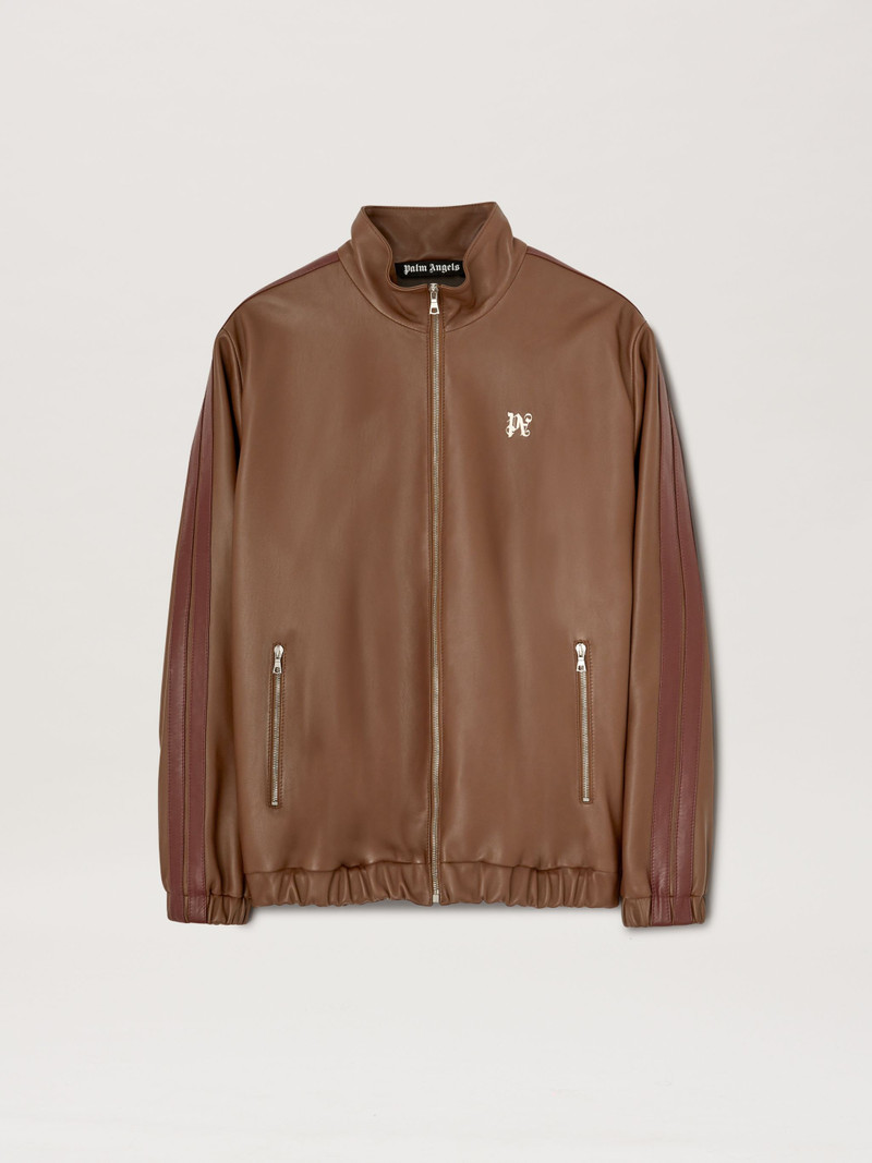 Monogram Leather Track Jacket 1
