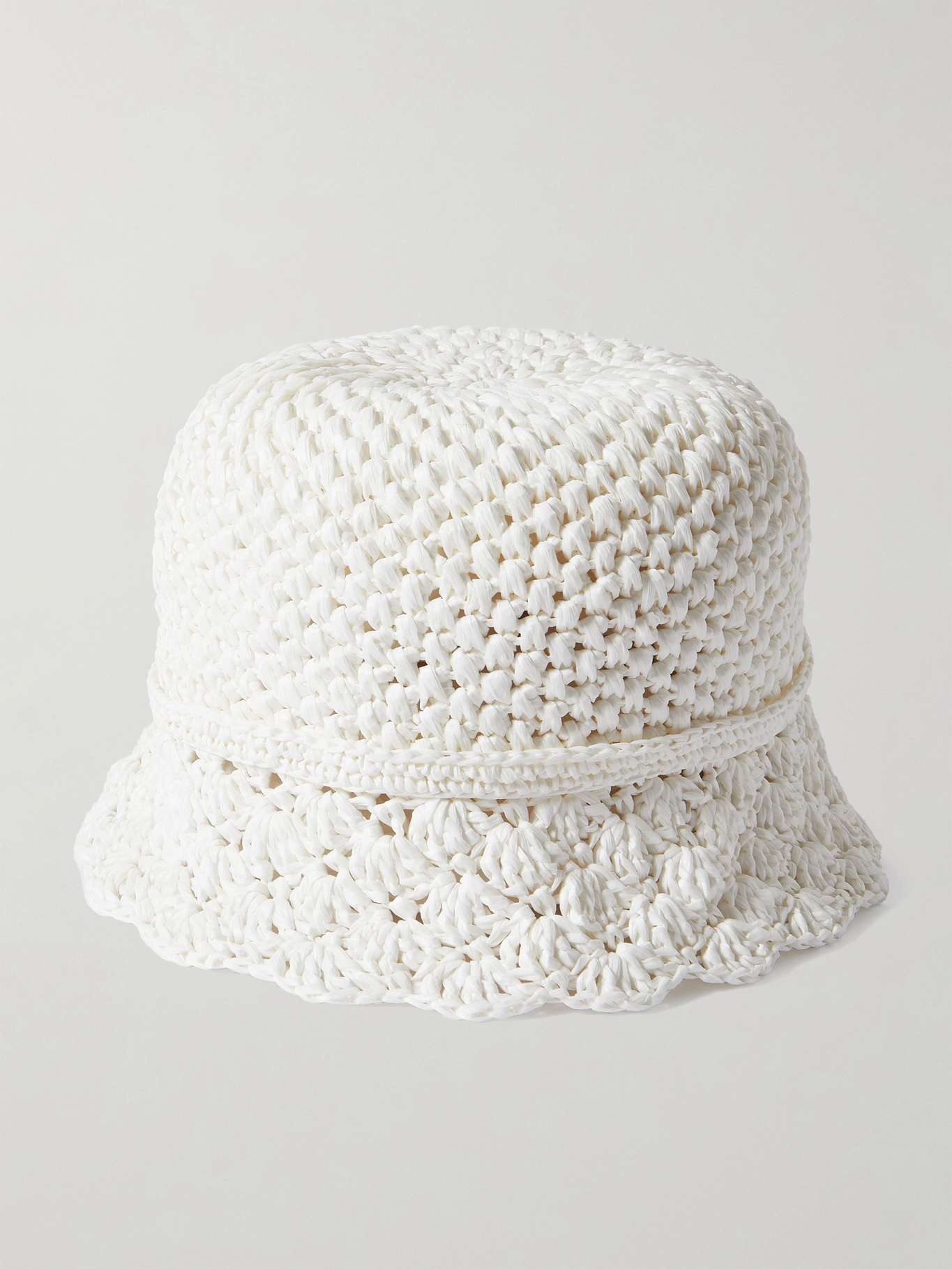 Embellished crocheted bucket hat - 3
