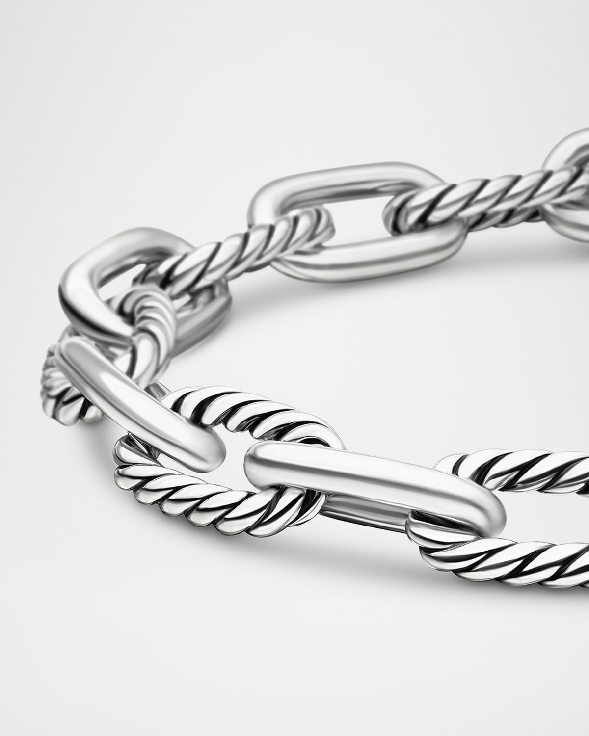DY Madison Chain Bracelet in Silver, 8.5mm - 6