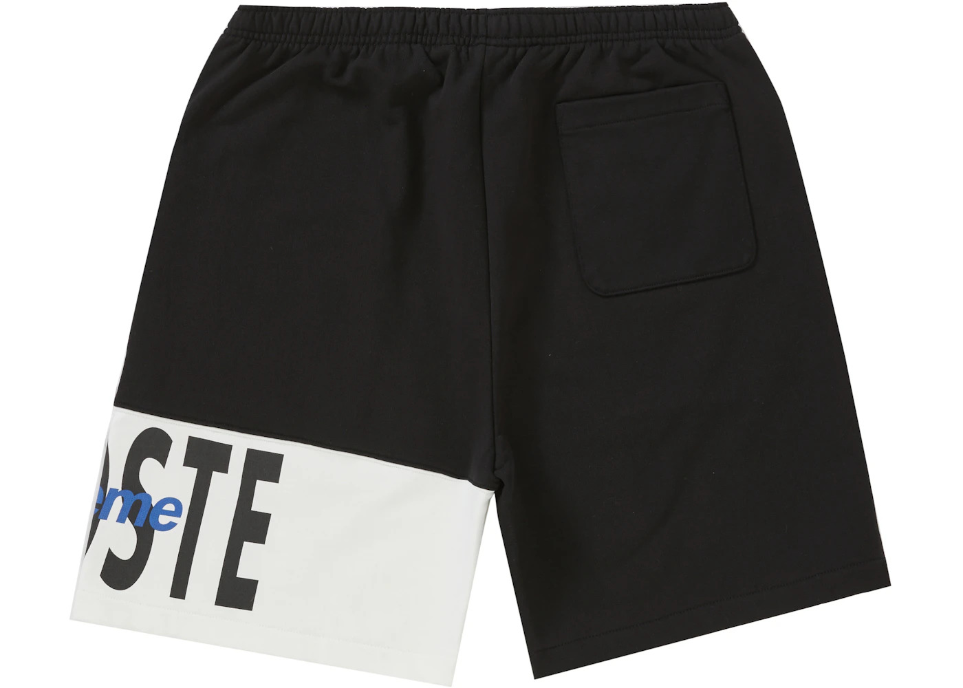 Supreme LACOSTE Logo Panel Sweatshort Black - 2