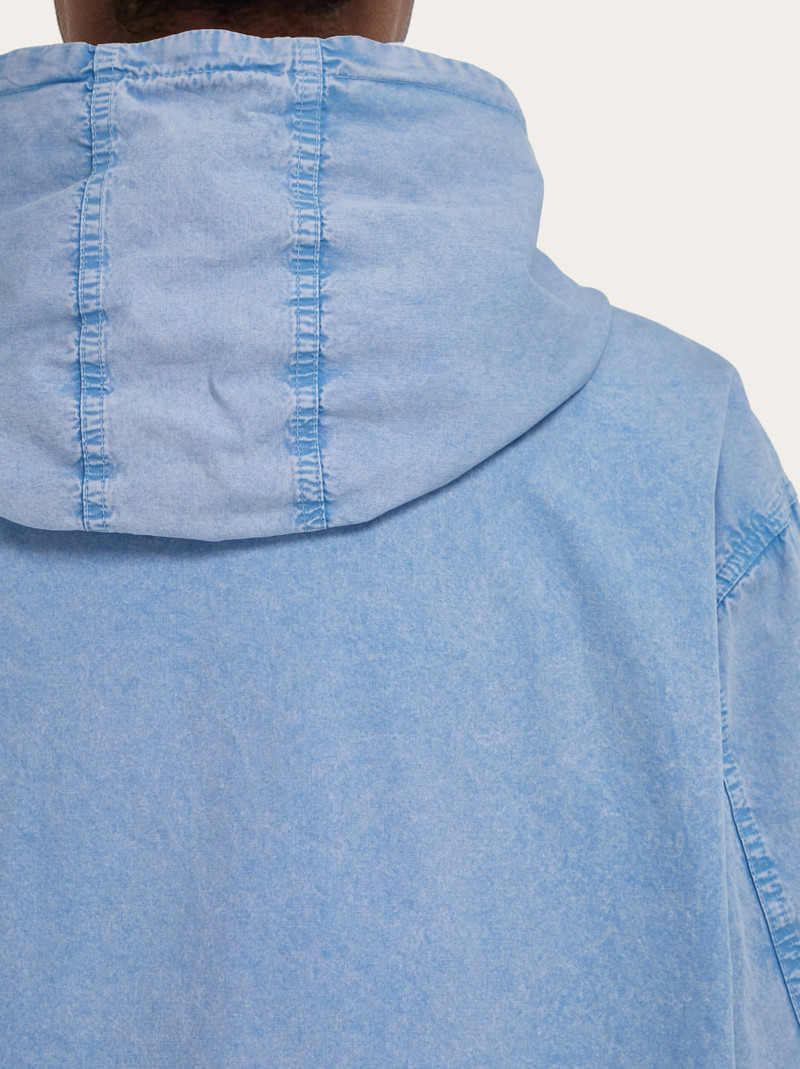 Cotton and silk blouson 5