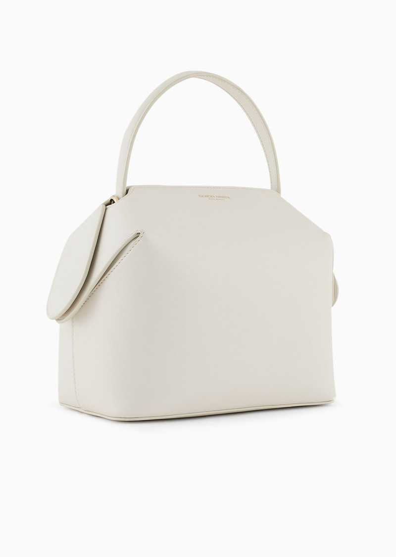 GIORGIO ARMANI Medium, leather Boston bag outlook