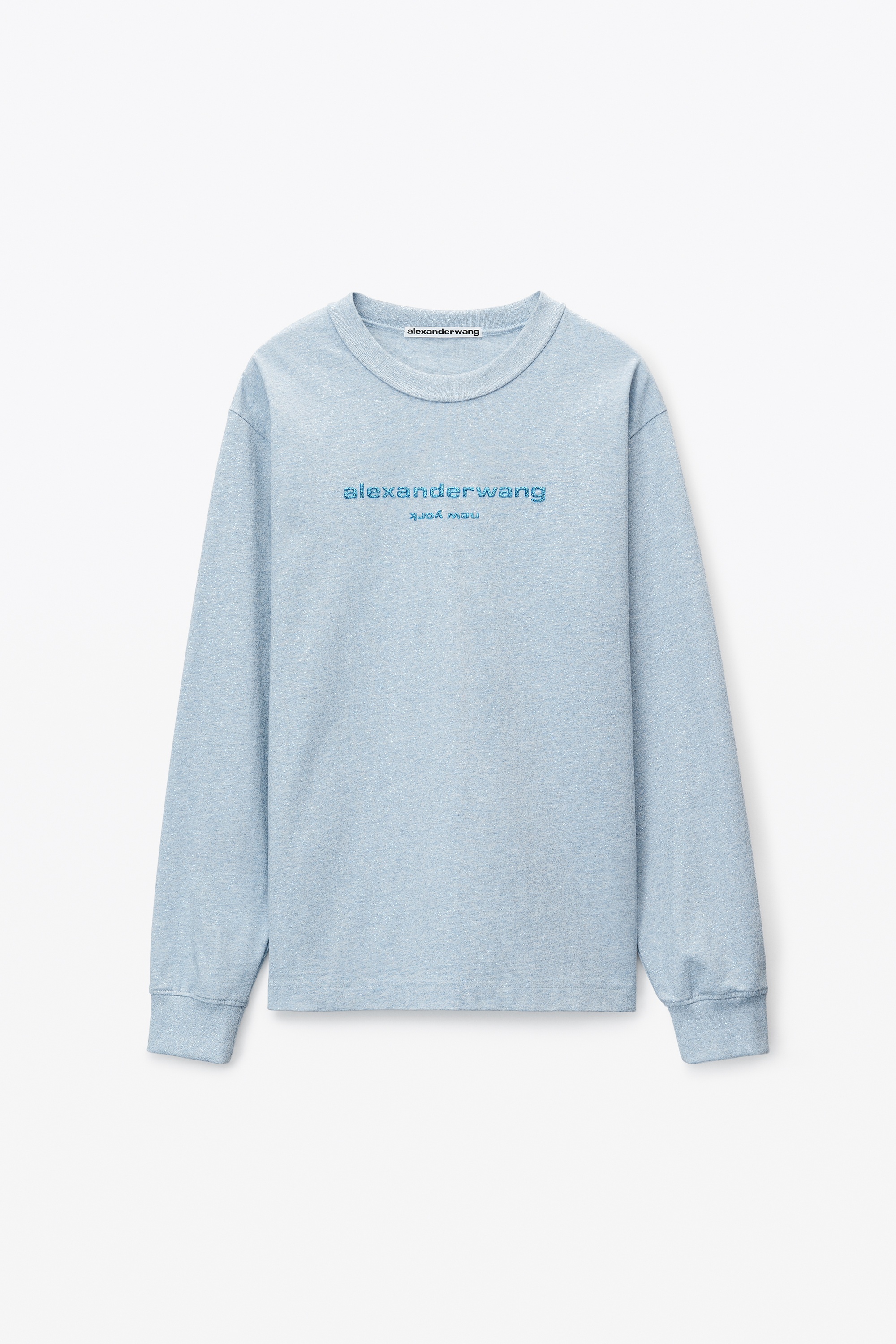 PUFF LOGO LONG SLEEVE TEE IN COMPACT JERSEY - 1