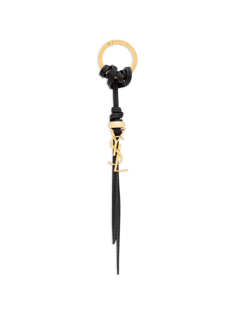Cassandre knotted leather keyring 1