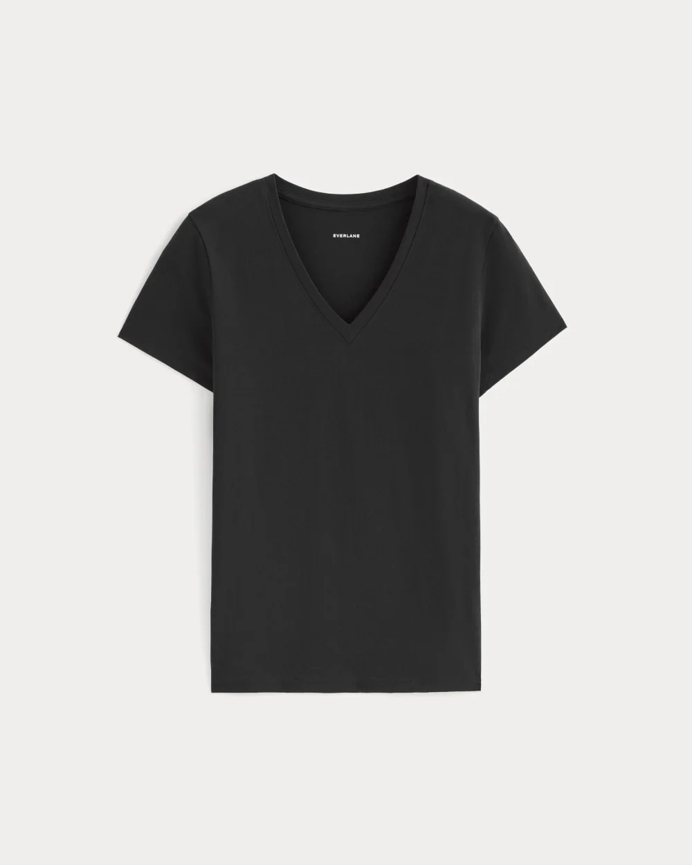 THE SLIM V-NECK TEE IN ESSENTIAL COTTON - 1