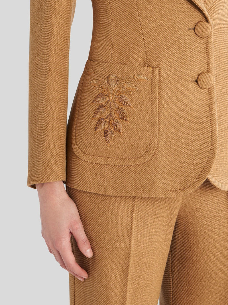 Etro TWO-BUTTON JACKET WITH EMBROIDERY outlook