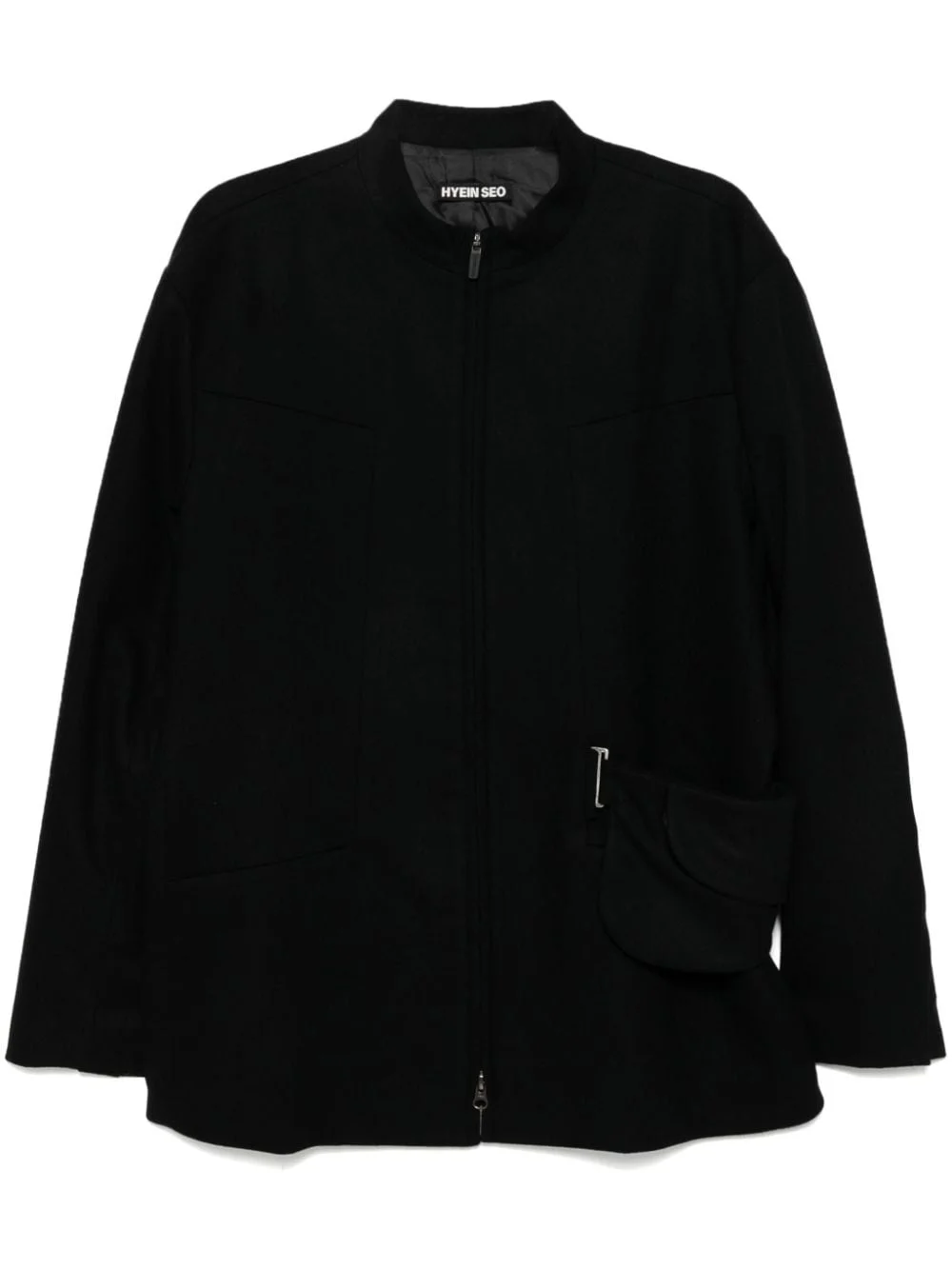 suit jacket with waist bag - 1