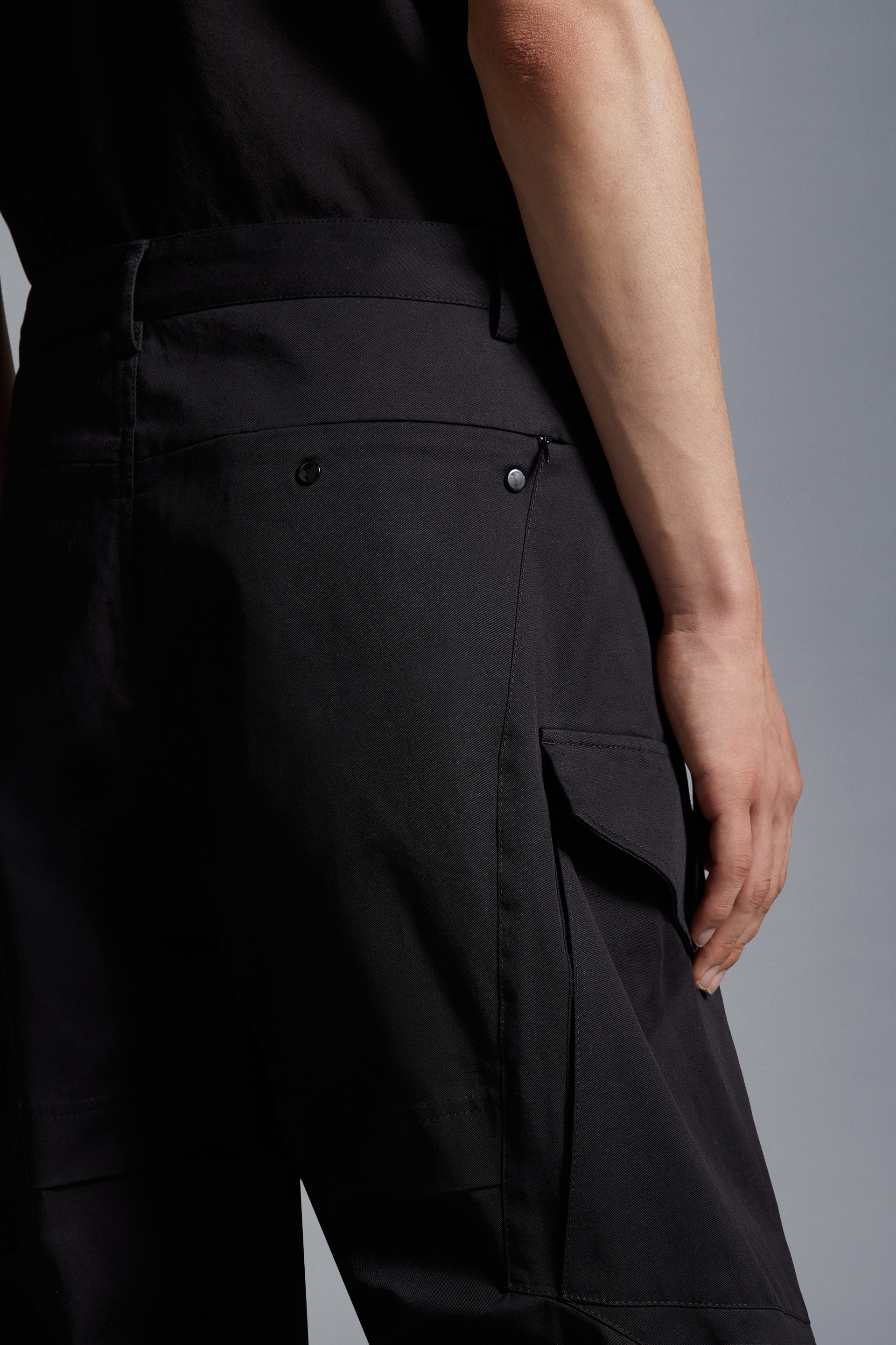 Gabardine Cargo Pants - 6