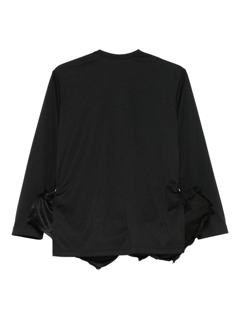 Comme Des Garçons ruffled-layer top outlook