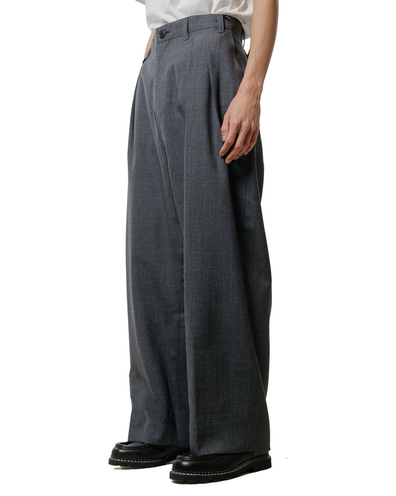 BEAMS PLUS Studio Nicholson Alvy Double Pleat Pant Charcoal outlook