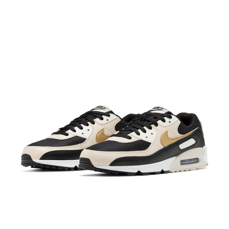 (WMNS) Nike Air Max 90 'Black Metallic Gold' DB9578-001 3