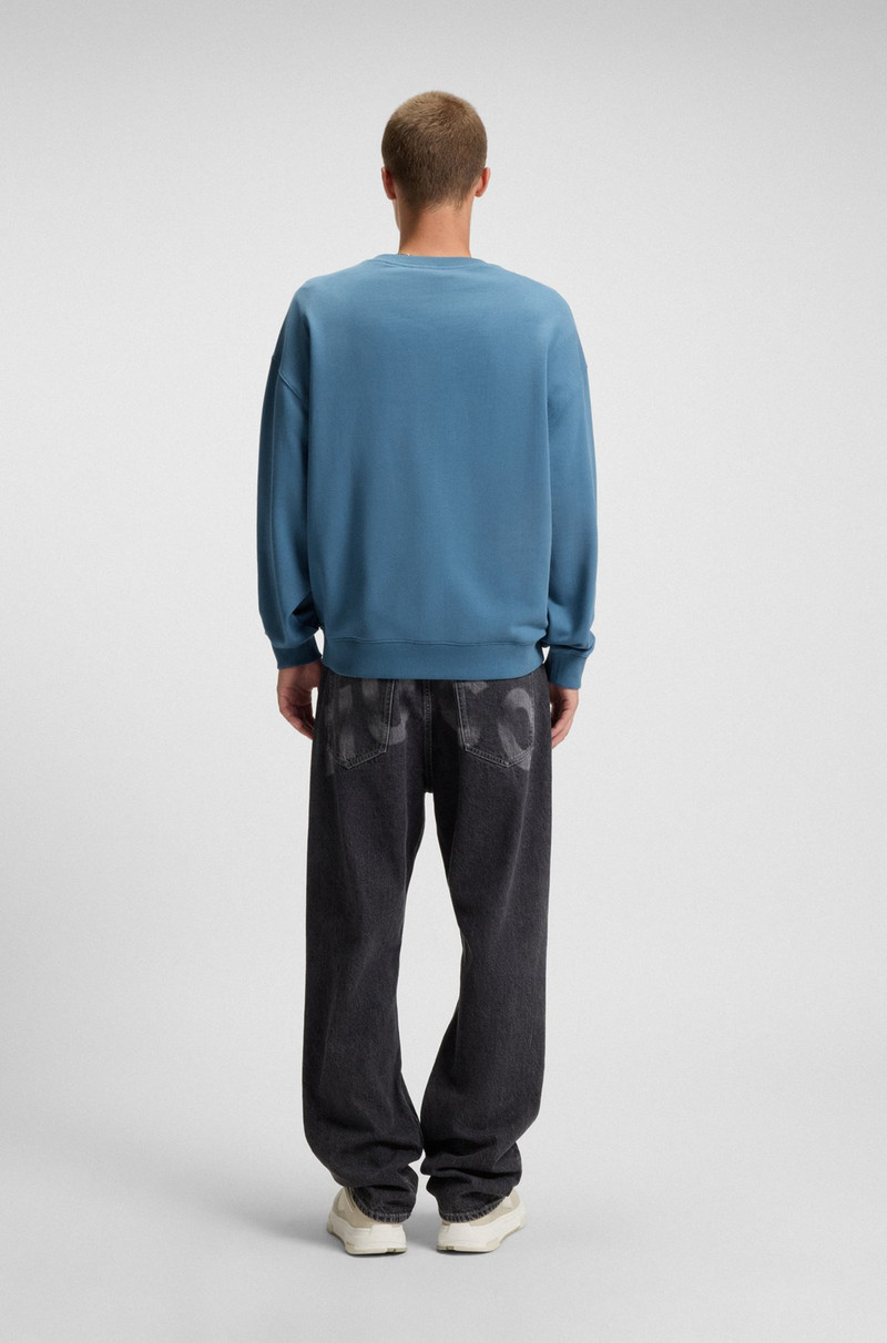 COTTON-TERRY SWEATSHIRT WITH OMBRÉ LOGO EMBROIDERY 5