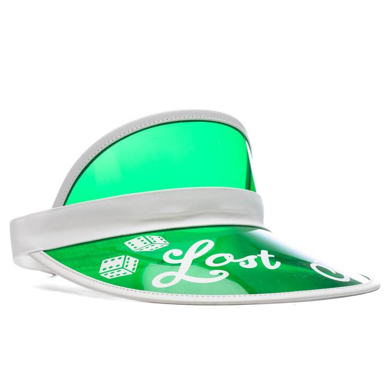 LA SUN VISOR - GREEN/WHITE 3