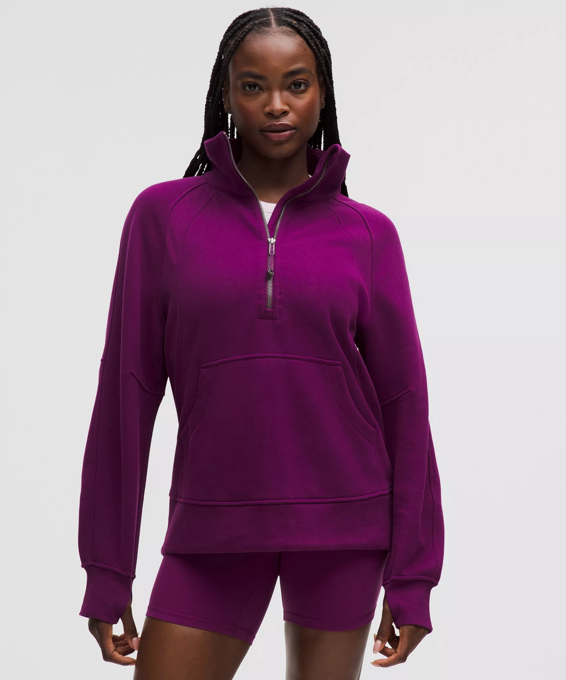 Scuba Oversized Funnel-Neck Half Zip *Long - 1