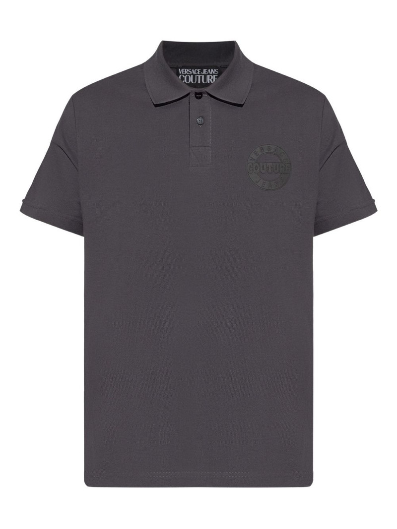 logo cotton polo shirt 1