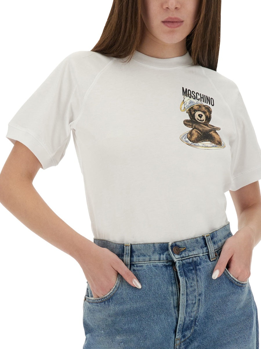 Moschino Women T-Shirt With "Teddy" Print - 3