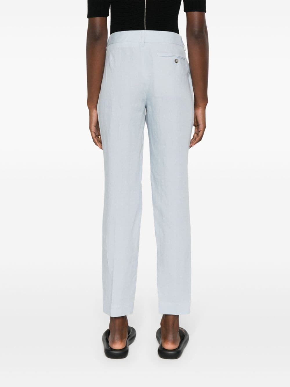 mid-rise tapered trousers - 4