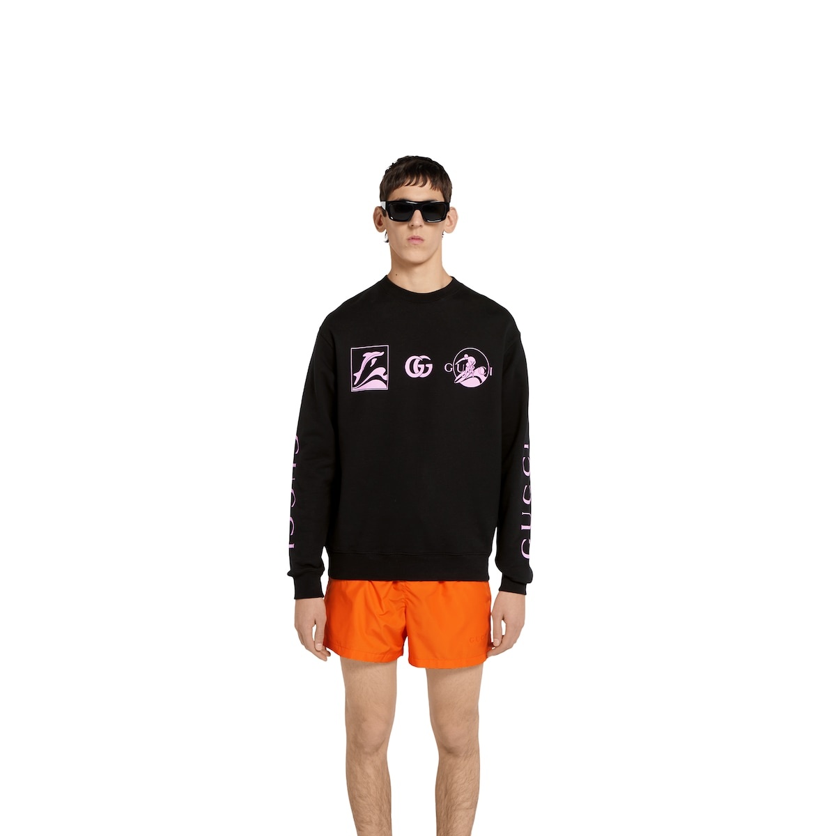 Printed cotton sweatshirt - 3