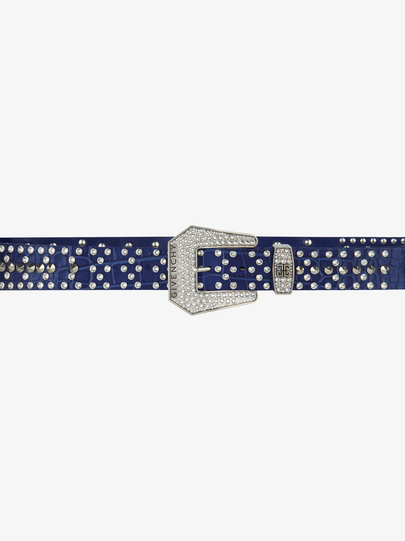 Givenchy BELT IN LEATHER WITH STUDS AND CRYSTALS outlook