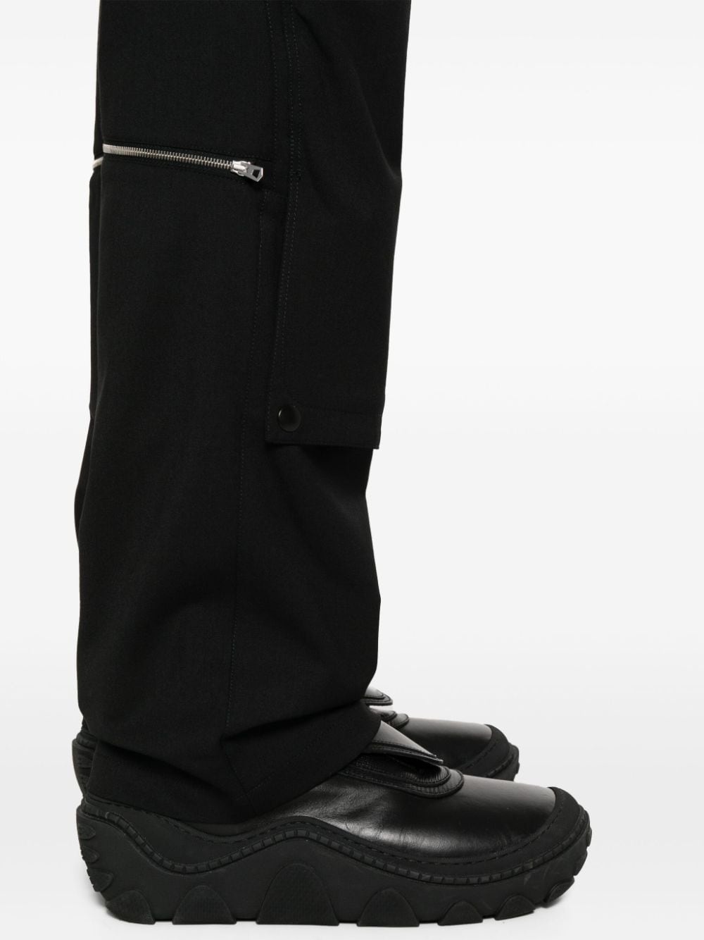 Utility straight-leg trousers - 5