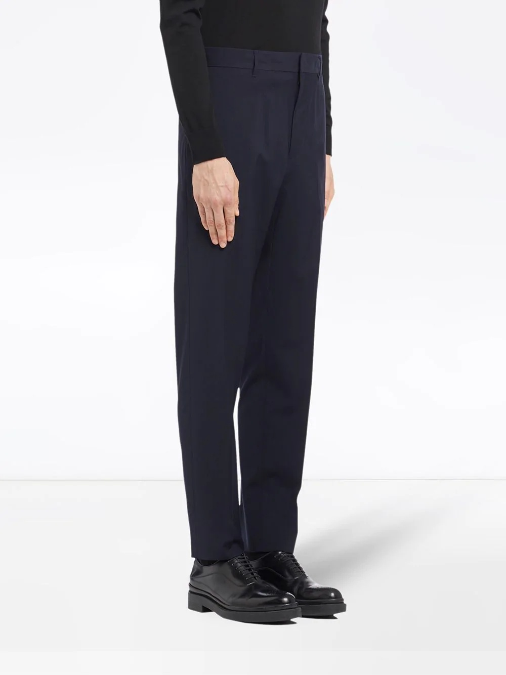 wrinkle-free wool trousers - 3