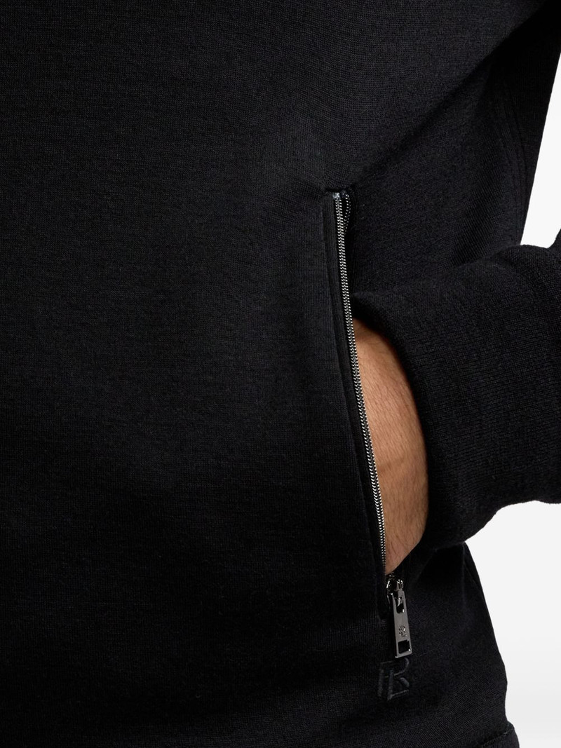 zipped wool bomber jacket 6