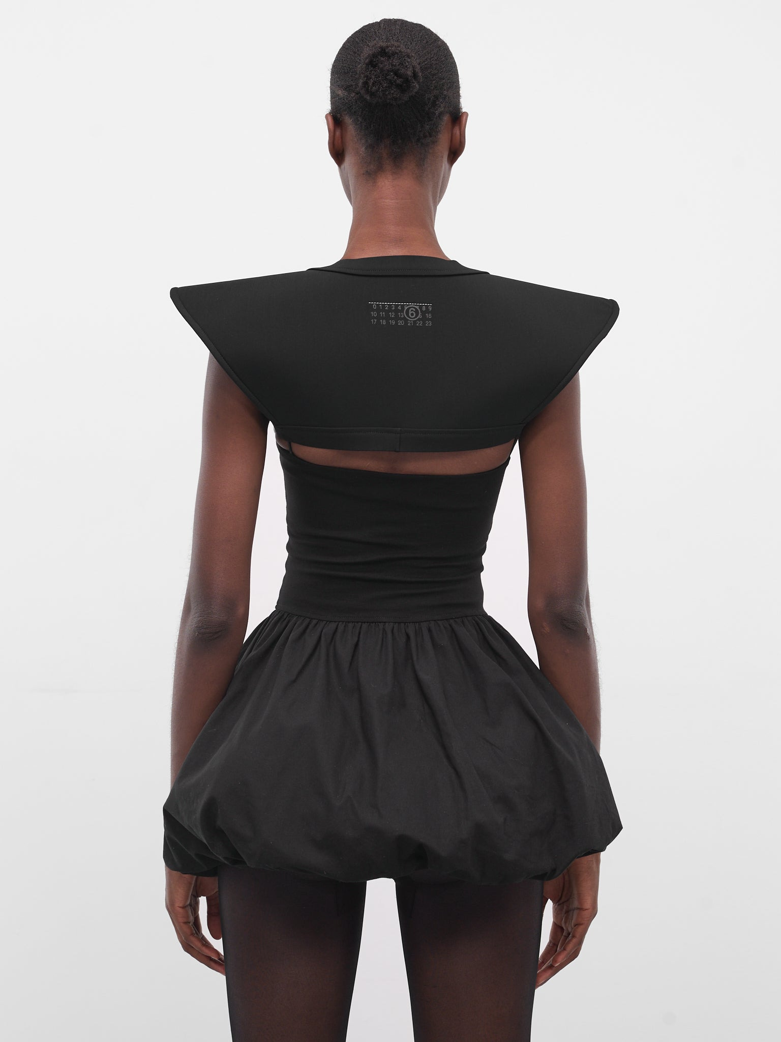 Black Lycra Jersey Bolero - 3