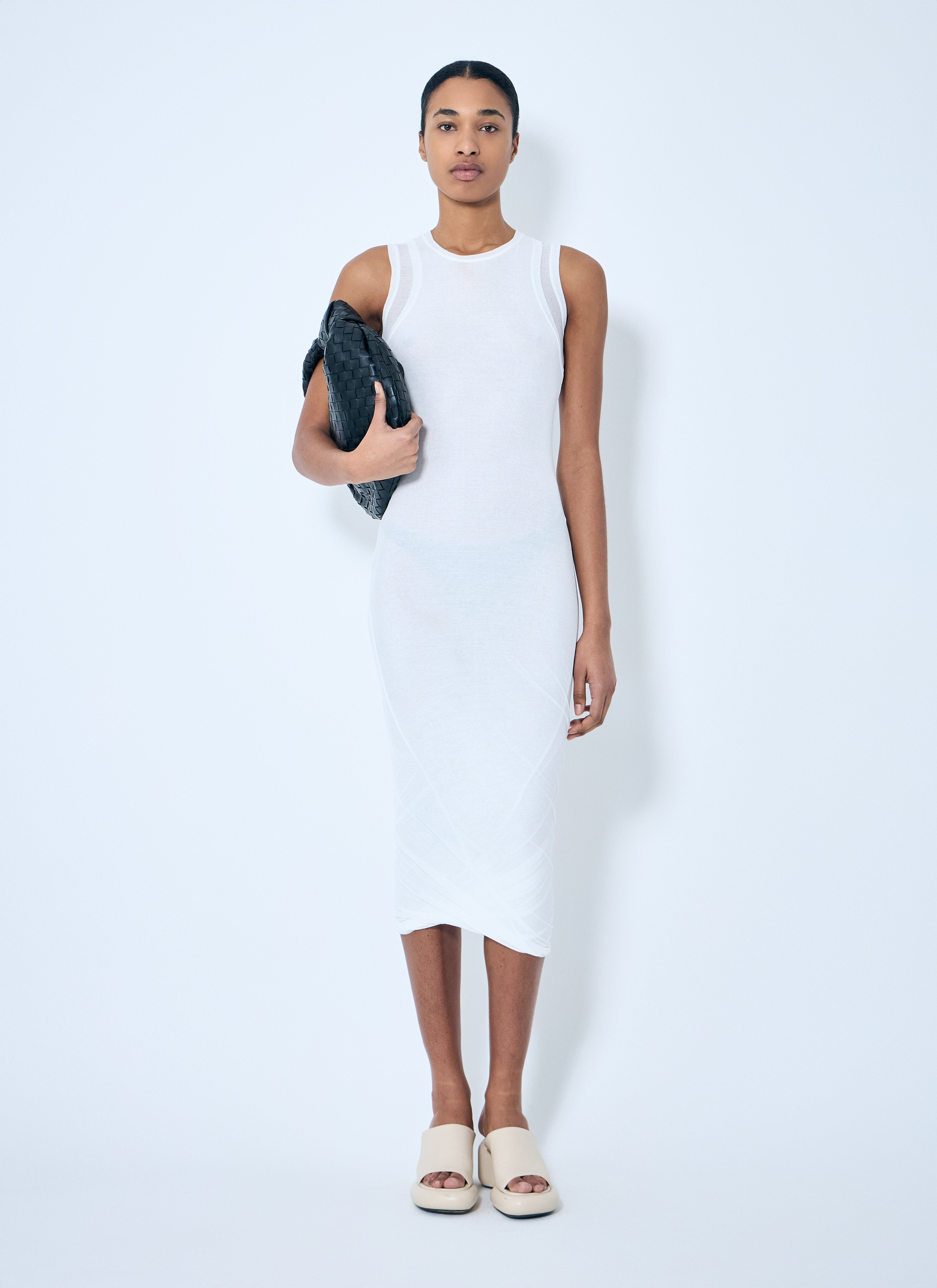 Jil Sander Women Layered Midi Dress - 2