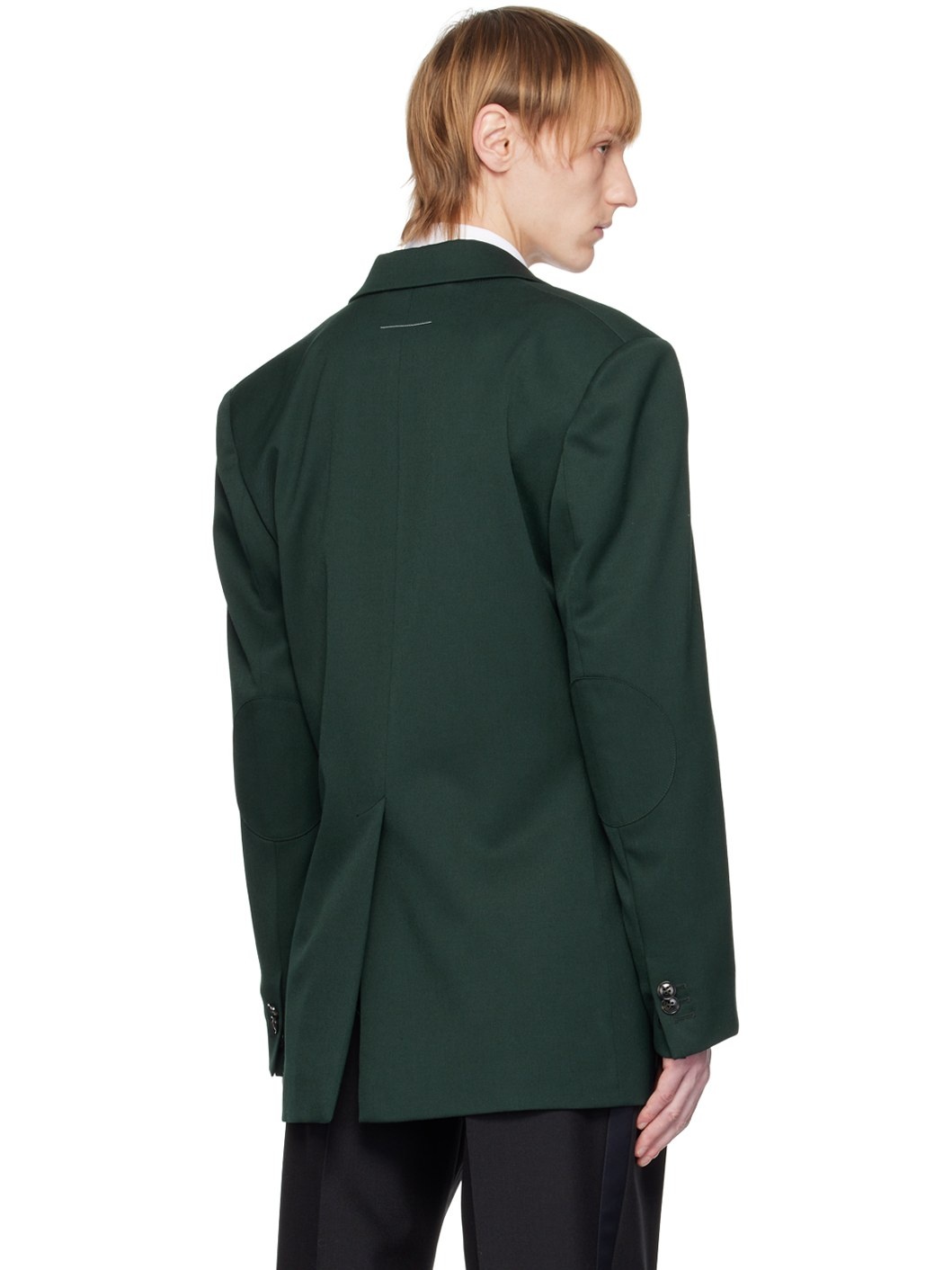 Green Padded Blazer - 3