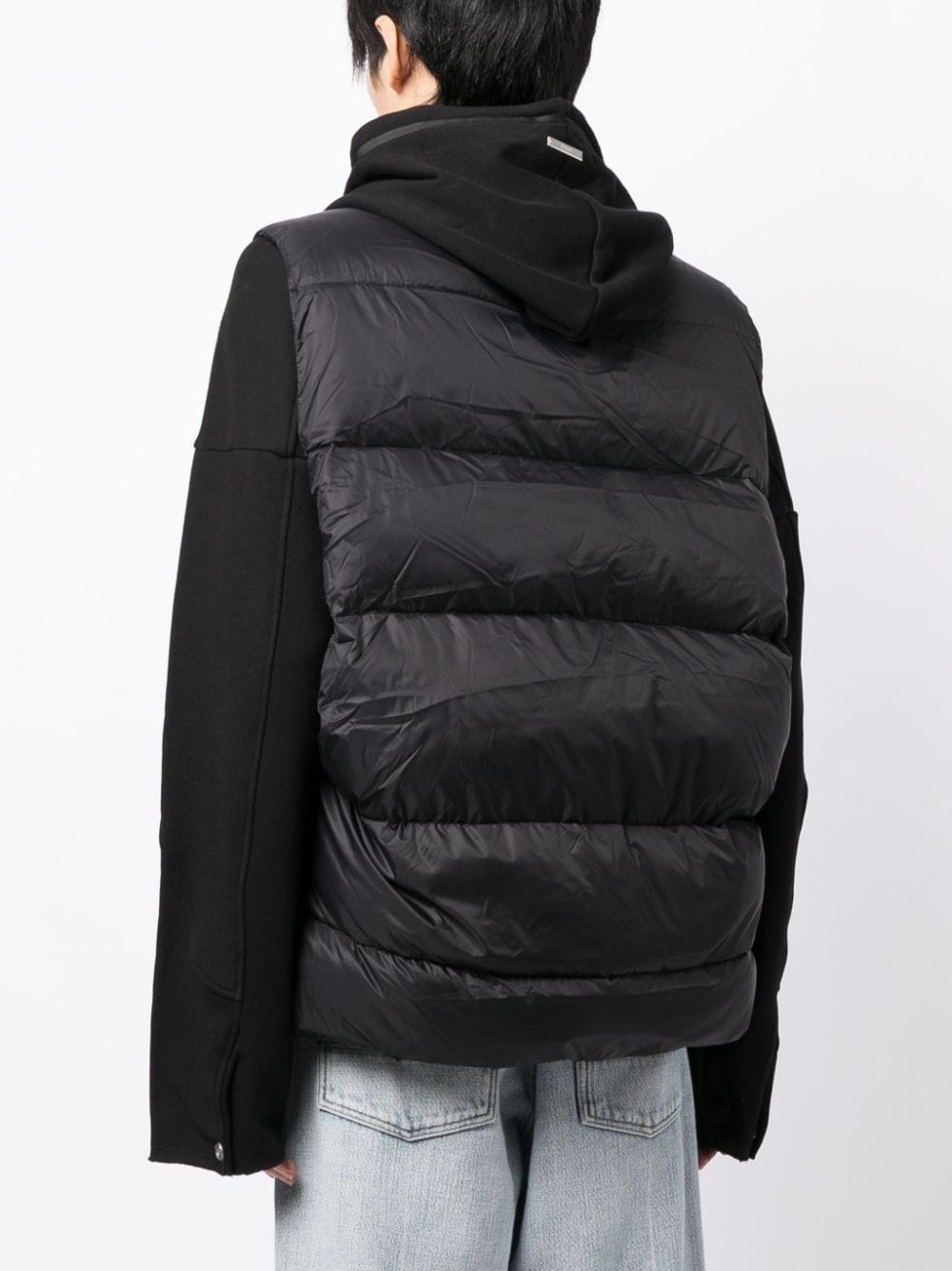 high-neck padded gilet - 4