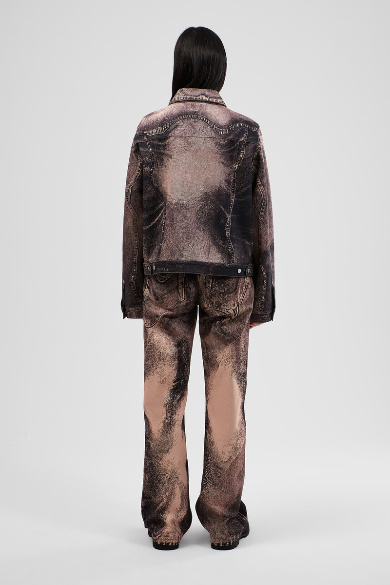 Dusty Pink Denim Jeans 5