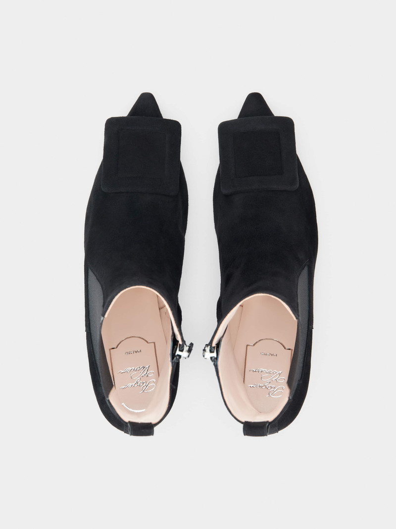 Viv' in The City Booties in Suede 4