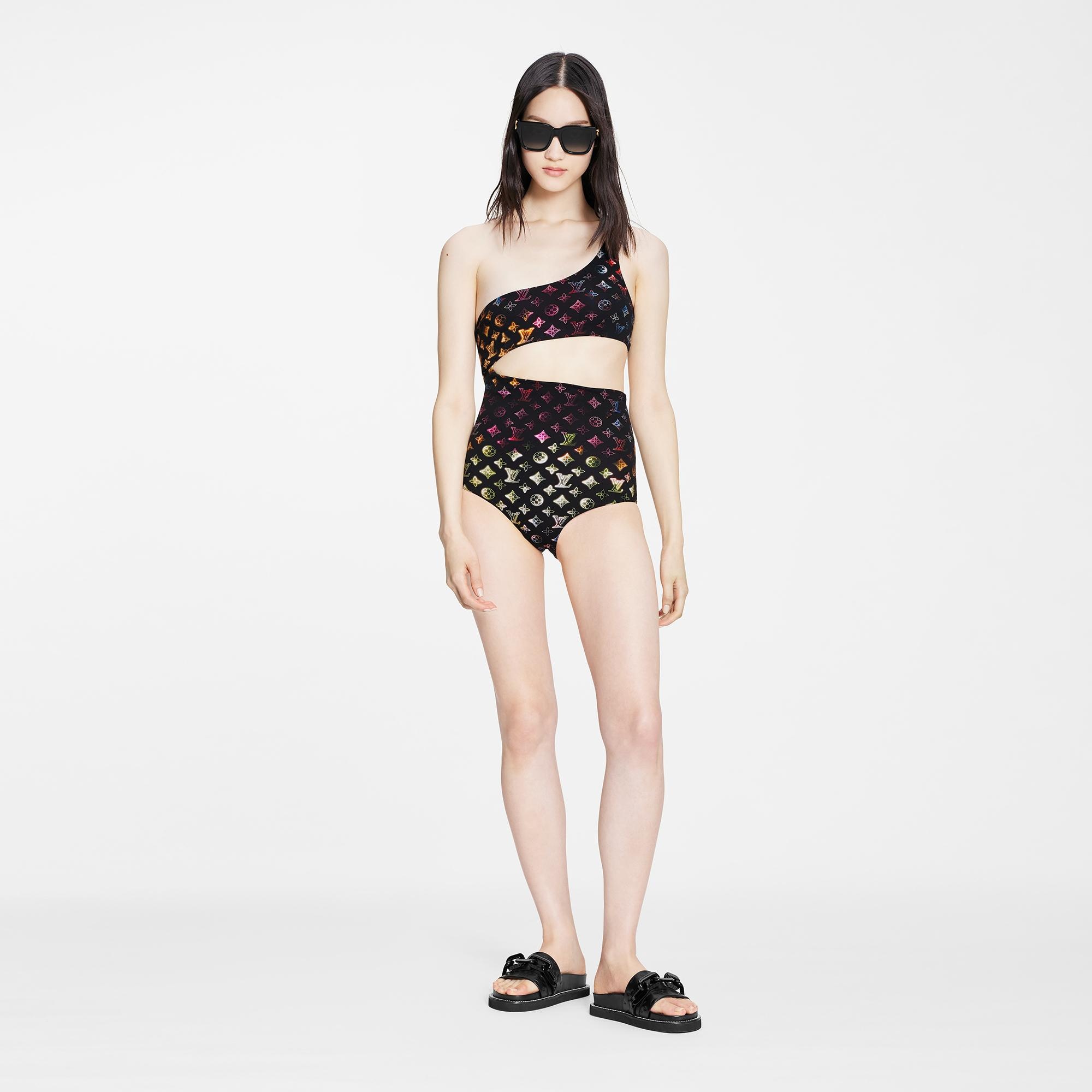 Neon Mahina Monogram One-Piece Swimsuit - 2
