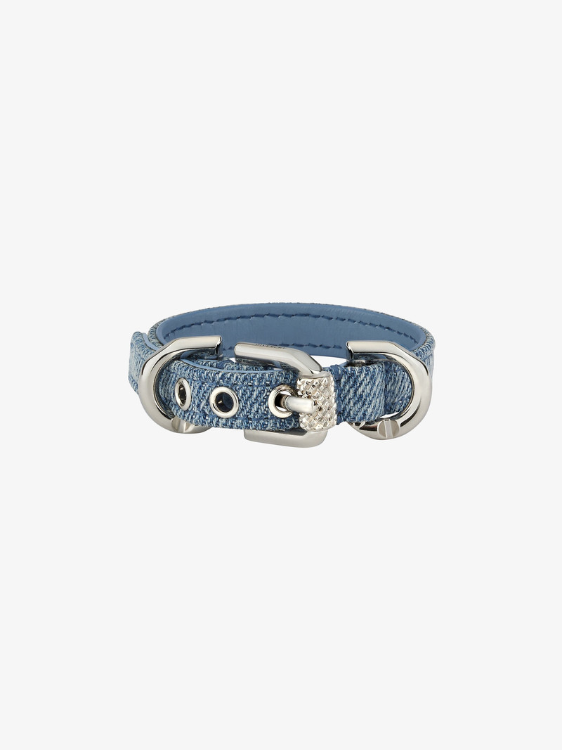 DENIM 및 금속의 VOYOU BRACELET 1