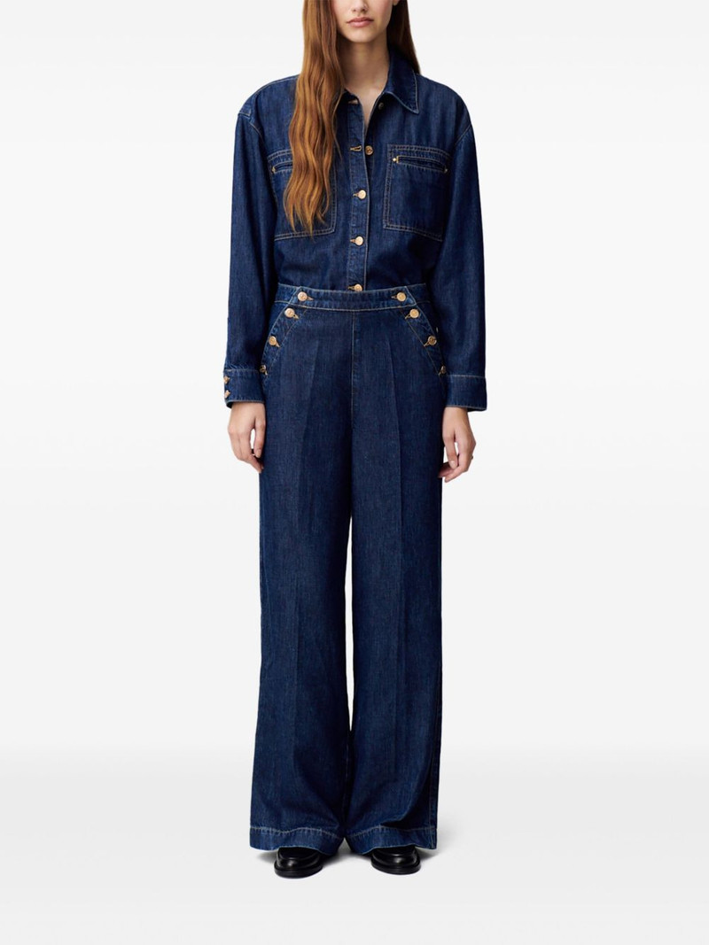 Claudie Pierlot Oversized denim shirt outlook