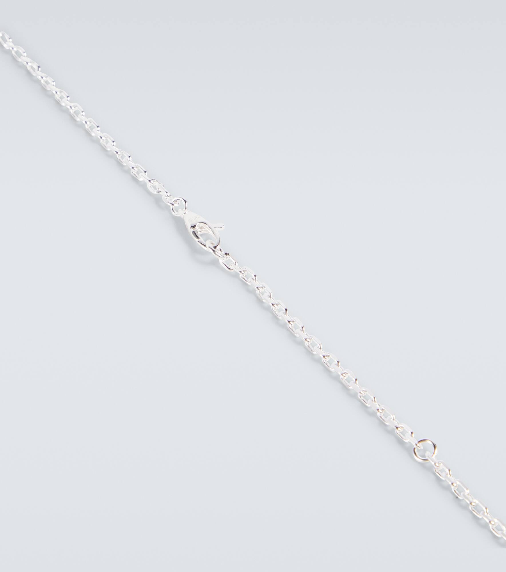 Interlocking G sterling silver necklace - 4