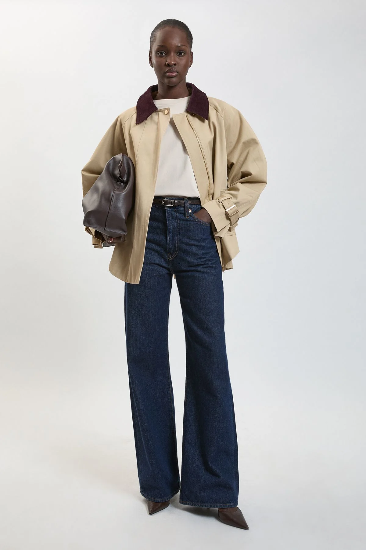Cape Trench Coat - 1